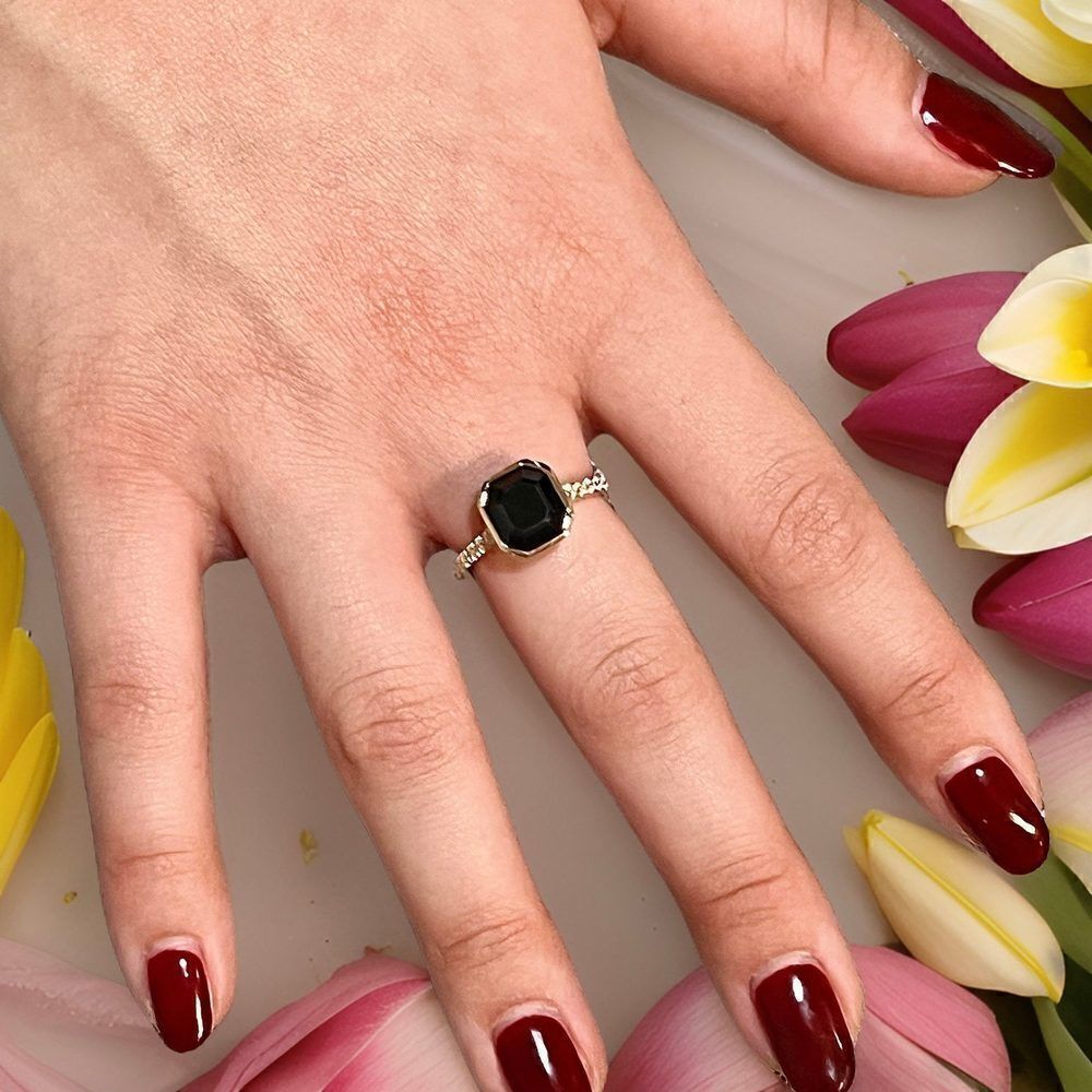 Natural Sapphire Diamond Ring 6.75 14k Y Gold 4.65 TCW Certified $3,950 310597 - Picture 11 of 17